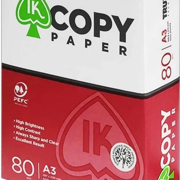 Χαρτί Εκτύπωσης Ik Copy Paper 80gr/m² A3 500 φύλλα