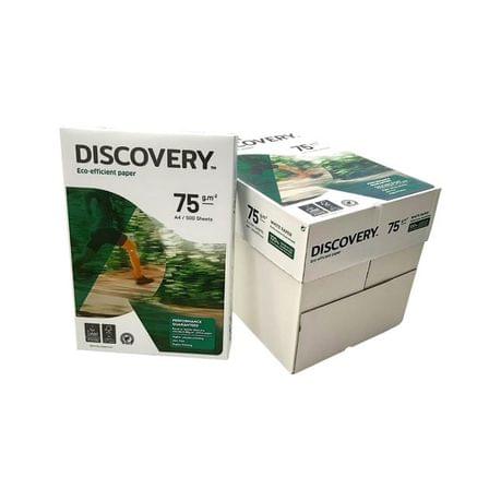 Discovery Χαρτί Εκτύπωσης A4 75gr/m² 2500 φύλλα (Κιβώτιο)