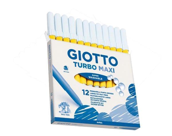 Μαρκαδόροι Giotto Maxi 12τεμ Σομόν