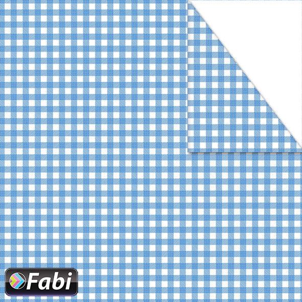Χαρτόνι Fabi 50x70εκ Καρό Μπλε 1456006